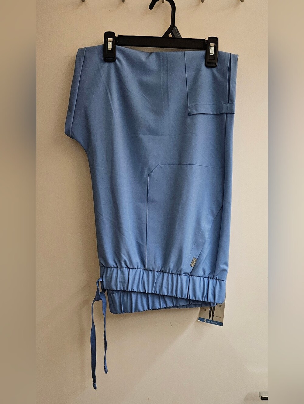 Hanes Women's Plus Jogger Scrub Pants Blue 3XL NWT